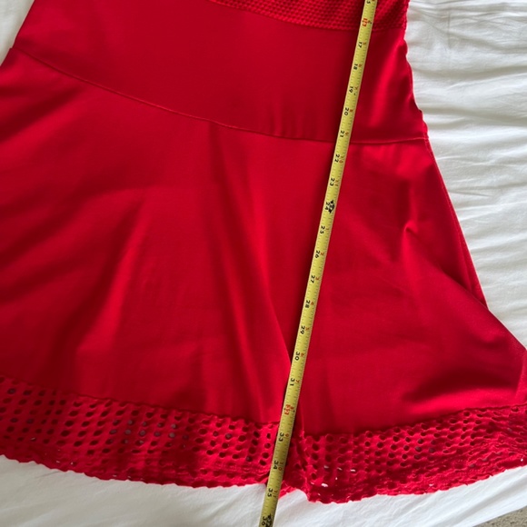 Michael Kors mesh A line dress - true red - Picture 9 of 9